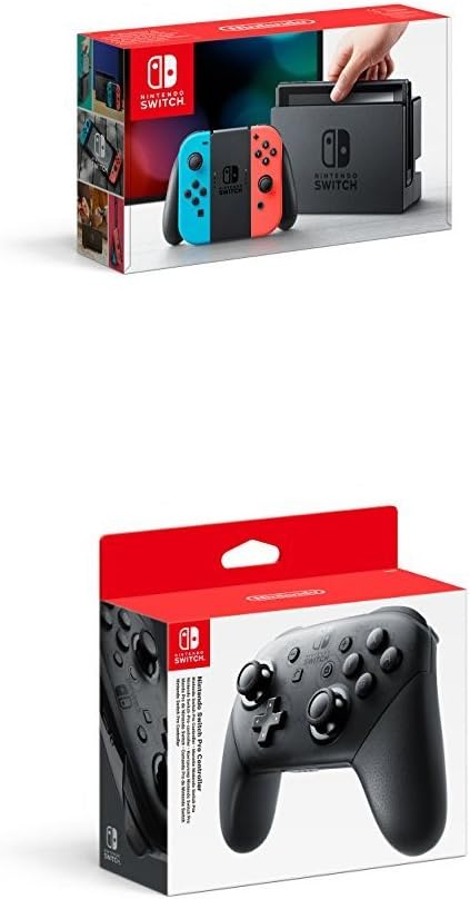 nintendo switch neon red pro controller grip