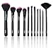 GG Beauty Synthetic Makeup Brush Set with Black Pouch (11 Piece) by GG Beauty