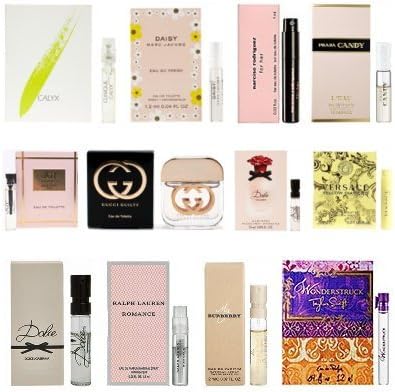 12 Women's Perfume Sample Vials Set by perfumeshrine