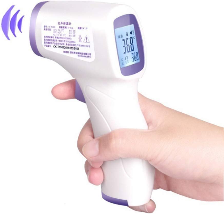 FYLY-Digital Forehead Thermometer, Non Contact Infrared Forehead Thermometer, for Babies, Adults, Objects and Ambient, 32 Readings Memory
