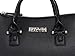 Kenneth Cole Reaction KN1550 Magnolia Handbag Top Handle Messenger Crossbody Shoulder Bag (BLACK)