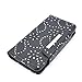 iPhone 6 Plus Case, iPhone 6S Plus Wallet, HESPLUS Bling Sparkle PU Leather Flip Folio [Detachable] Wallet Cover Magnetic with Card Slot Holder for iPhone 6 Plus/iPhone 6S Plus 5.5 Inch - Black