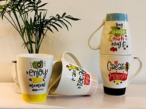 Saanveria Coffee Mug/Milk Mug/Tea (Pack of 4)
