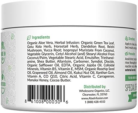 aloe infusion body and face moisturizer