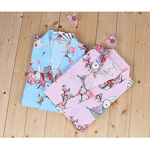 Women Kimono Long Yukata Japanese Pyjamas Cardigan Dressing Gown Sleepwear - Thumbnail 4