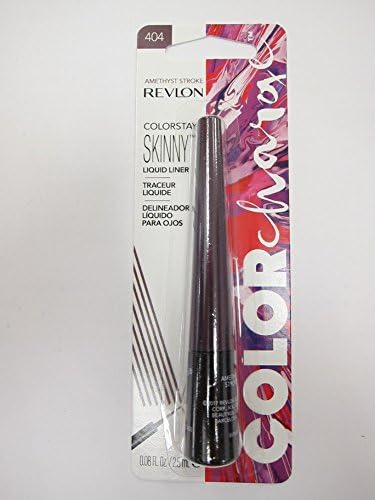 Revlon Colorstay Skinny Eye Liquid Liner, #404 Amethyst Stroke (Pack of 2)