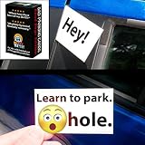 Witty Yeti Bad Parking Business Cards 10 Designs, 50 Note Pack 18+ Edition. Shame The Idiot Parkers of The World with Swift Justice. Funny Revenge for Mean Road Ragers & Morons. Fun Gag Gift & Prank.