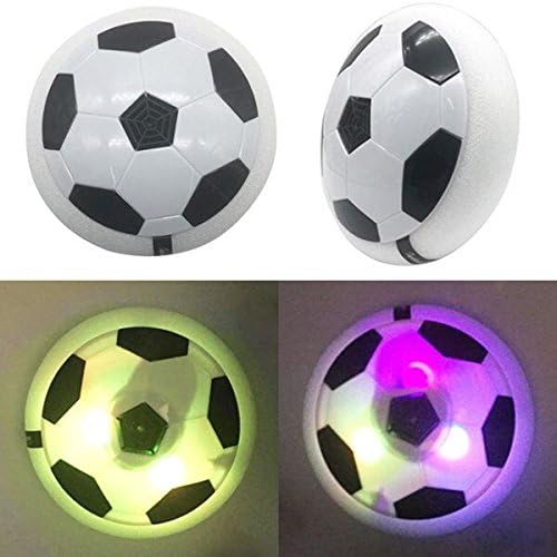 Colorful LED Light Flashing Ball Toys Air Power Soccer Disc Gliding Floating Levitate Football Training Game Indoor Toy Kids Gift Toys