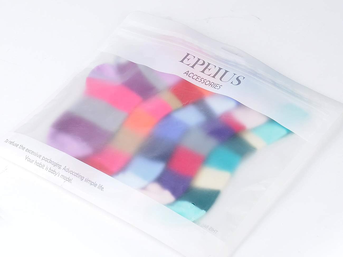 Epeius Kids Girls' 5 Pack Seamless Rainbow Stripes Crew Socks: Clothing