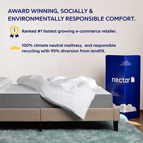 Nectar-Queen-Mattress-2-Pillows-Included-Gel-Memory-Foam-CertiPUR-US-Certified-Foams-180-Night-Home-Trial-Forever-Warranty