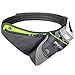 PYFK Running Belt Hydration Waist Pack with Water Bottle Holder for Men Women Waist Pouch Fanny Bag Reflective