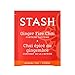 Stash Tea Ginger Fire Chai Herbal Tea - Caffeinated, Non-GMO Project Verified Premium Tea with No Artificial Ingredients, 18 Count (Pack of 6) - 108 Bags Total