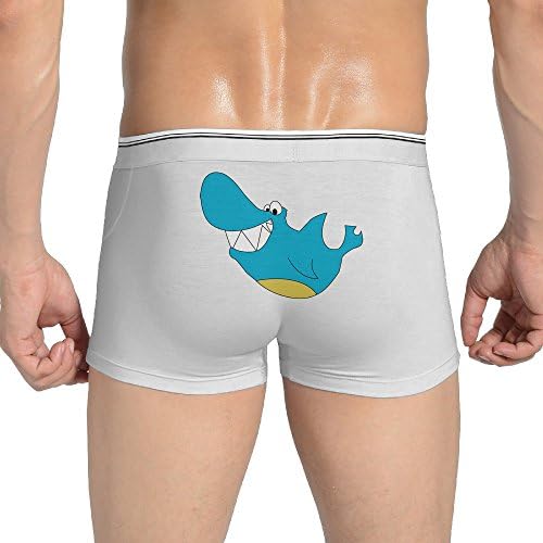 Popi Pleased Shark Men's Soft Panties Knickers XL White