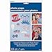 US Patriotic Photo Booth Props - Assorted Designs, 10 Pcs
