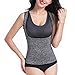 LYTOPTOP Womens Neoprene Sweat Sauna Vest Slimming Hot Body Shaper for Weight Loss, Belly Fat Burner Waist Trainer Thermo Cincher Corset Cami Hot Tank Top Suits Shaperwear Tummy Shirt Grey (X-Large)