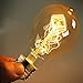 KINGSO Vintage Edison Bulbs 40W Filament Incandescent Antique Dimmable Light Bulb for Home Light Fixtures E27 Base A19 110V - 6 Pack