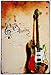 ERLOOD Music Poster Guitar Retro Metal Vintage Decor Tin Signs 12