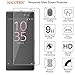 [2-Pack] Sony Xperia XA Ultra Tempered Glass, Nacodex Premium Tempered Glass Screen Protector For Sony Xperia XA Ultra 6.0-inch, 2.5D Round Edge 9H Hardness Bubble Free