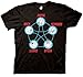 Star Trek - Big Bang Theory Mash Up - Rock Paper Scissors Lizard Spock Adult TShirt Tee XL, Black