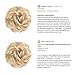 Messy Hair Bun Extensions 2PCS Curly Wavy Messy Synthetic Chignon Hairpiece Scrunchie Scrunchy Updo Hairpiece for Women (Pale Golden Blonde & Bleach Blonde Mixed)