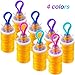 BBTO 80 Pieces Bobbin Thread Holders Thread Buddies Clips Sewing Machine Accessories for Thread Spool Organizing, 4 Colors