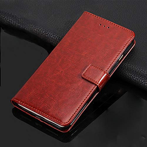 CareTell Flip Cover for Redmi 5A (Brown)