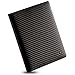 EGNT RFID Carbon ID Travel Wallet Passport Holder Cover Sleeve Case Genuine Leather Slim