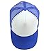 Mesh Youth Cap in Royal Blue and White