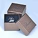 Bamos Jewelry White Black Stone Best Friend Party Wedding Gift CZ Black Gold Plated Womens Rings Size 6-10