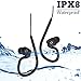 Flexible Waterproof Headphones for Swimming, Secure Fit Waterproof Earbuds for Running Diving, Surfing(waterproof IPX8)