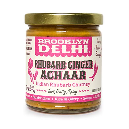 Brooklyn Delhi Rhubarb Ginger Achaar, 9 oz