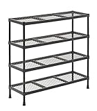 Sandusky CSR311031 Gray Combination Wire Shelving Unit, 4 Shelves, 31" Height x 31" Width x 11" Depth