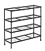 Sandusky CSR311031 Gray Combination Wire Shelving Unit, 4 Shelves, 31