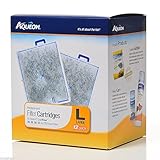 AQUEON FILTER CARTRIDGE LARGE. FOR QUIET FLOW 20.30.50,55 & 75 FILTERS. 12Pack