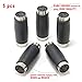 Ancable 5-Pack 5-Pin DIN MIDI Coupler, Male-to-Male, 5 Count, Indoor, 31.25 kbps, 5V DC, Compatible with Synthesizer, Drum Machine, MIDI-Enabled Device