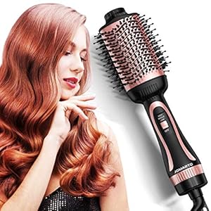 JOMARTO Hair Dryer Brush, 3 In 1 Multifunction Hair Dryer & Volumizer Hot Air Brush, Hot Air Comb, Hot Air Brush For…