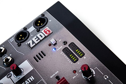 Allen & Heath ZED-6 Compact 6-Input Analog Mixer