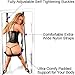 zkf Best Quality Sex Game Door Swing, Fetish Fantasy Series Sex Toys Comfortable Seat & Legs Pads Sling Swing (Black)