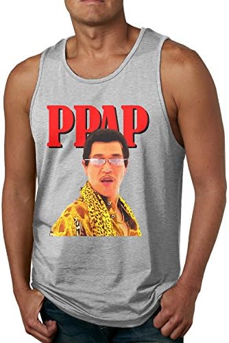 PPAP Pen Pineapple Apple Pen Men's Tank Top Ash