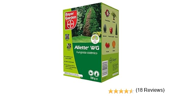 PROTECT GARDEN Fungicida sistémico Aliette WG para cesped y ...