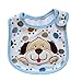 Cute Cartoon Pattern 3 Layer Toddler Baby Waterproof Saliva Towel Baby Bibs (Dog Pattern)
