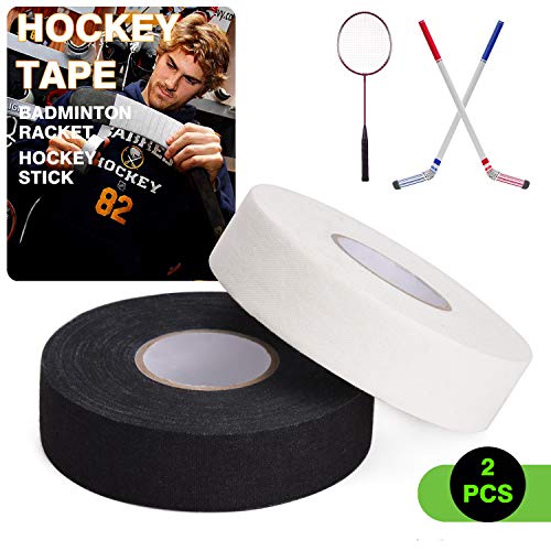image for TOBWOLF 2PCS Black White Hockey Tape, 1