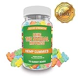 Ease Naturals 70ct Hemp Gummies - for Pain Relief and Anti-Anxiety Support :: All-Natural Ingredients :: Promotes Relaxation & General Good Health :: 30MG Per Gummy – Made in USA
