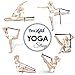 Yes4All Exercise Yoga Strap 8 feet with D-Ring Buckle for Stretching, Flexibility and Physical Therapy – Yoga Belt Strap Cotton (Black, Set of 2)