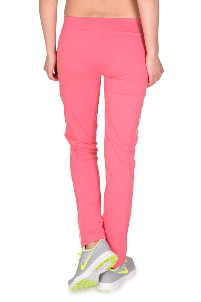 onesport women's cotton spandex jersey pink trackpants(onsp27pk-p)
