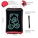 Spring& Writing Tablet for Birthday Gift,Kids Toy 8.5 in LCD Writing Tablet Electronic Writings Pads Drawing Board Gifts for Kids Office Blackboard-Erase Button Lock Included （Red-d）