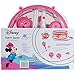Disney Minnie Mouse Clubhouse Party Band 10 piece Set | 1 Drum 1 Whistle 1 Flute Tambourine 2 Maracas 2 Sticks 2 Castanets | Kids Musical Educational Toy Gift.