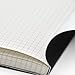 Northbooks A5 Grid Page Notebook Journal | 5.8” x 8.2” Graph Paper Squared Notebooks | Soft Cover Eco-Friendly Premium Recycled Cream Color Paper 144-Pages | Made in USA | 2-Pack