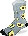 Good Luck Sock Men's Avocado, Gray Socks, Adult, Shoe Size 7-12