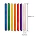 200 Pcs 4.5 Inch Colored Popsicle Sticks Wood Craft Sticks Natural Wood Sticks for DIY Crafts Creative Designs